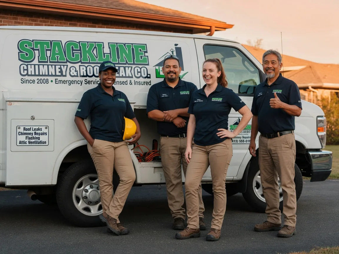 Chimney flashing repair company in Courtland, KS